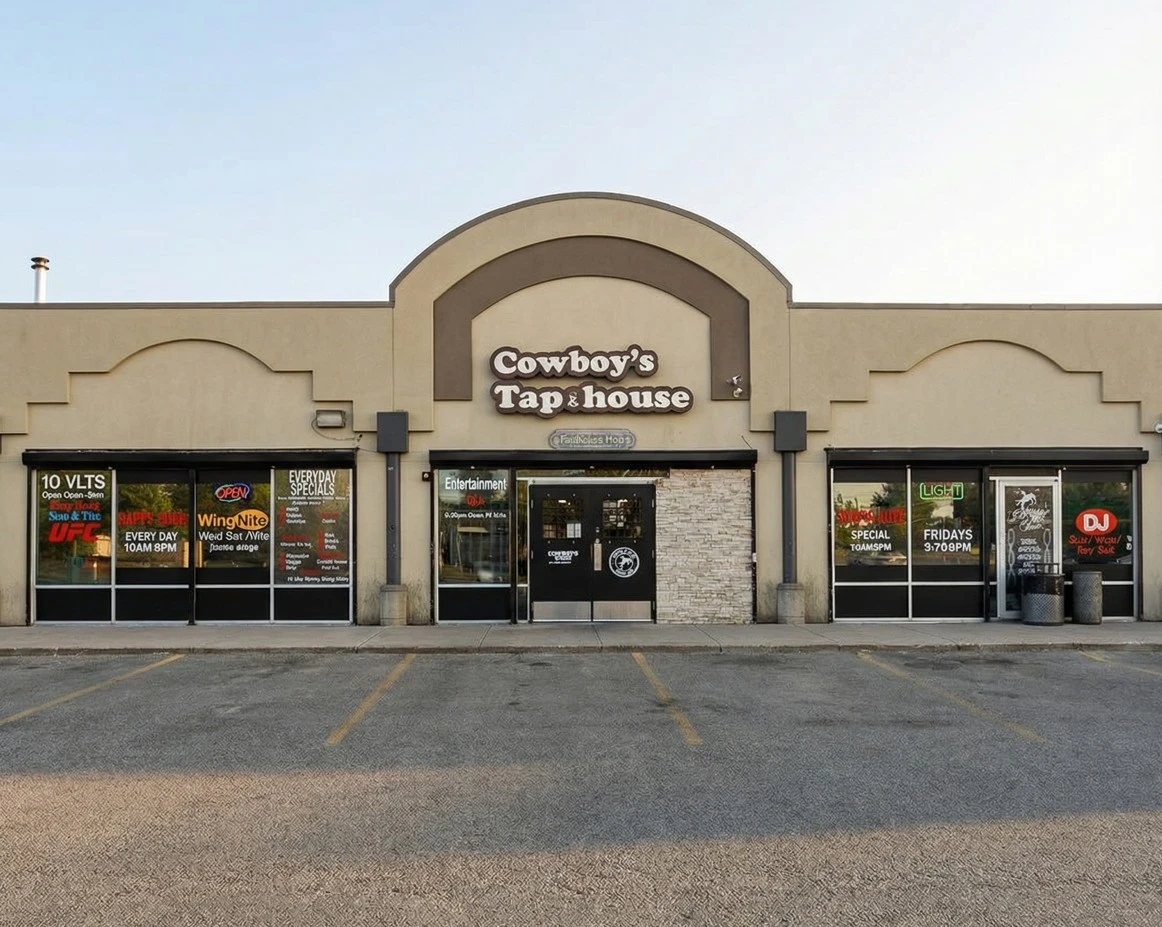 Cowboys Taphouse interior in Castleridge Calgary NE
