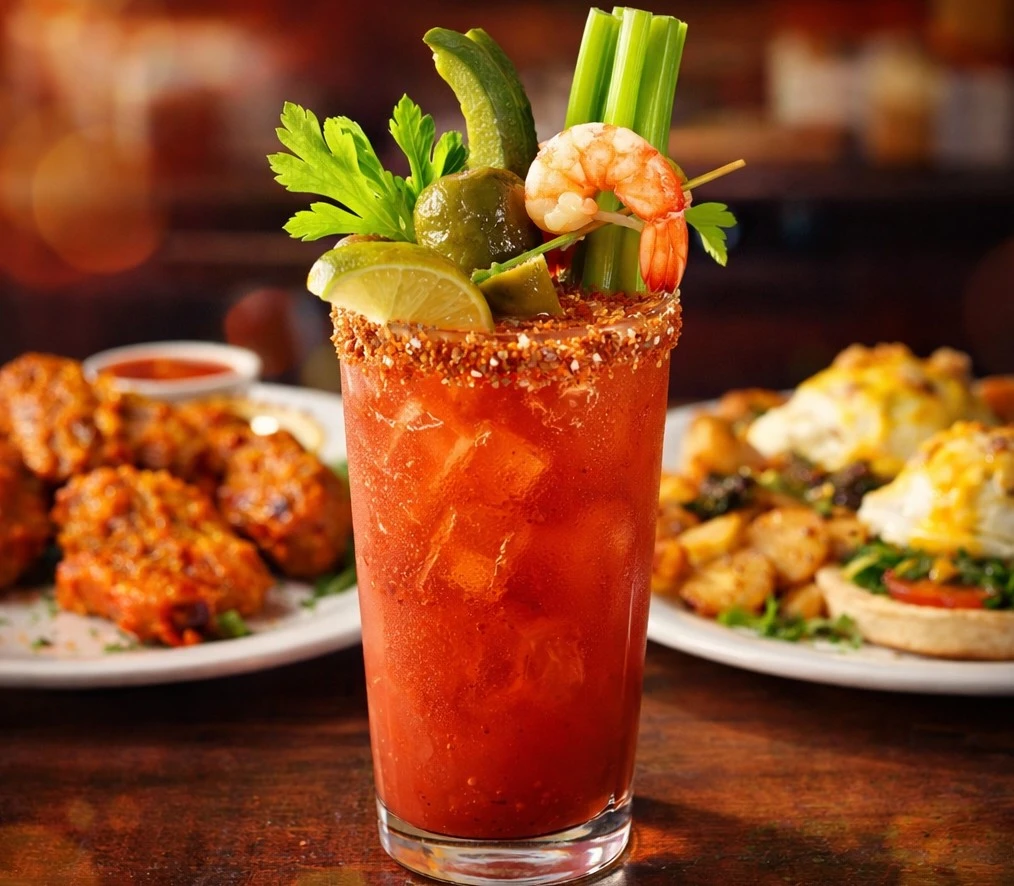 Caesar drinks at Cowboys Taphouse Calgary NE - weekend specials at the bar